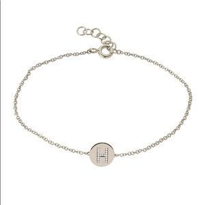 Brand New Zoe Lev Diamond “Z” Bracelet